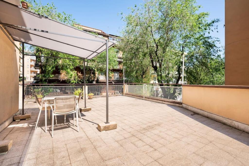 44OZ Apartment with Terrace in Monteverde Rome Buitenkant foto